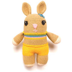 Muñeco animal amigurumi Coneja