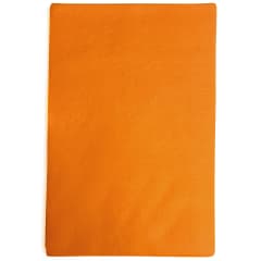 Paño lenci 30x20 naranjo, 10 unidades