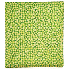 Paño lenci estampado flores fondo verde 1mt