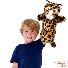 Títere de guante leopardo