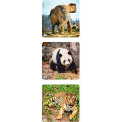 Puzle progresivo animales 6, 12 y 25pz