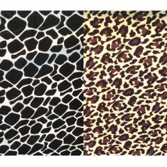 Raso estampado animal print 2 cortes