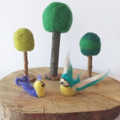 Mesa del bosque II de vellón