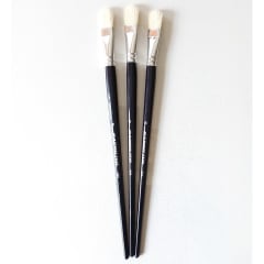 Set de 3 pinceles lengua de gato n°18