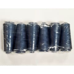 Hilo de coser azul, 6 unidades