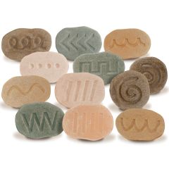 12 Piedras sensoriales para preescritura