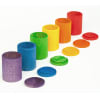 Cubiletes con tapa color