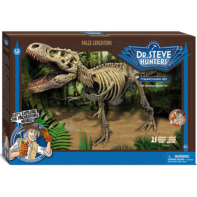 Dr. Steve Paleo Expeditions T-Rex Full Skeleton model Kit | Nuevo