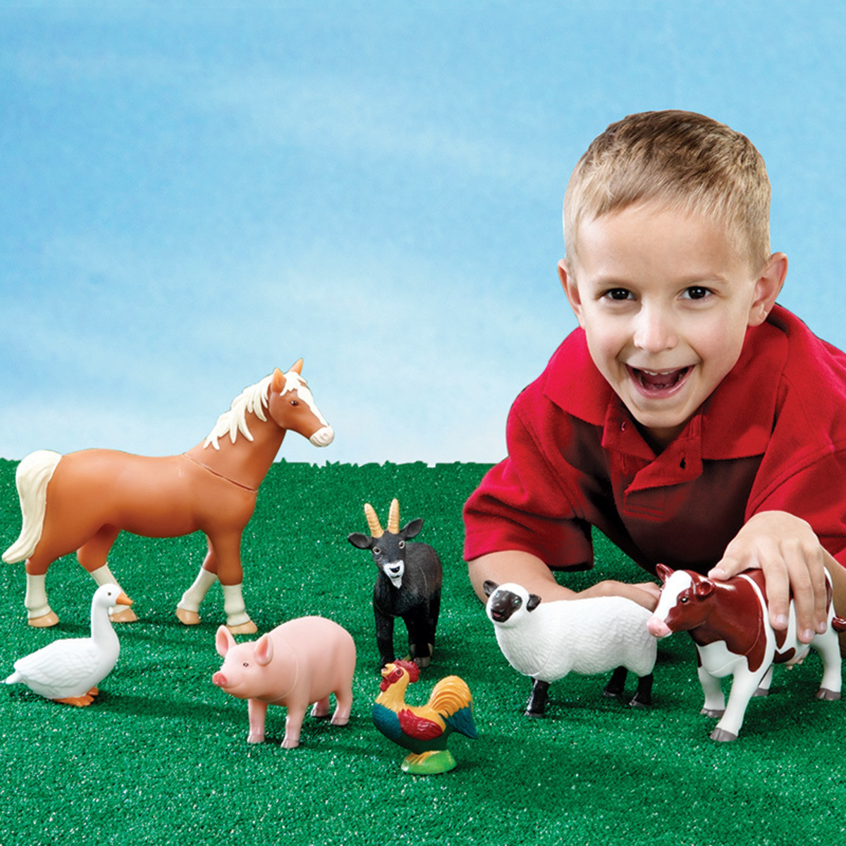 Animales de la granja jumbo 7pz LEARNING