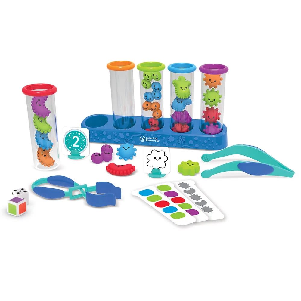 Set De 3 Juguetes Sensoriales Kaloo Stimuli – Gatitos De Madera, Espejo Y Cascabel Para Bebés Desde El Nacimiento, Estimula La Motricidad Y Los Sentidos