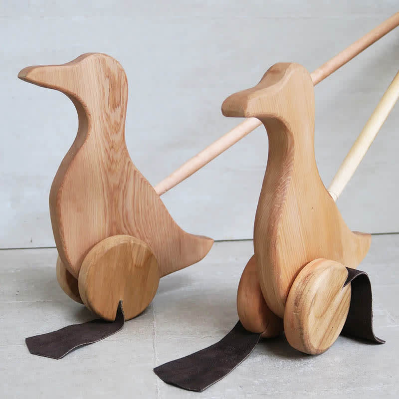 Pato de arrastre, línea madera nativa LUDIKO