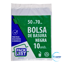 Bolsa Basura 50x70cm x10 und.