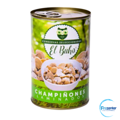 Champiñón Laminado Tarro 400 grs El Buho