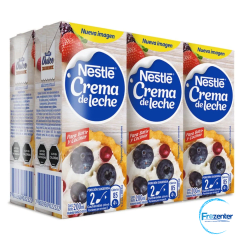 Pack Crema de Leche x6 und 200 grs Nestle