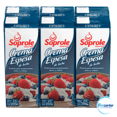 Pack Crema Espesa x6 200 grs Soprole