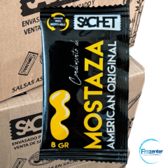 (Caja x500und) SACHET Mostaza 8 grs x500 und