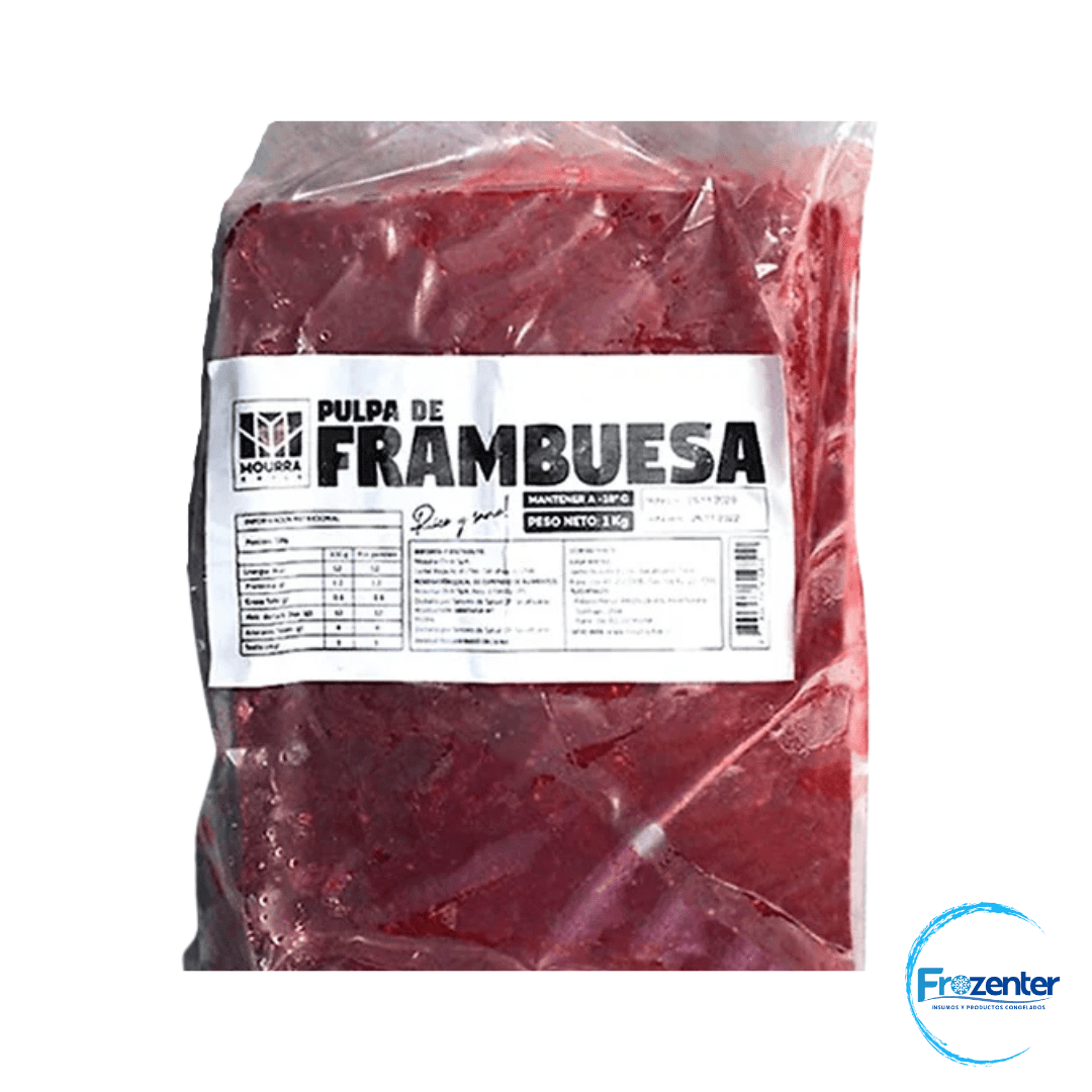 Pulpa frambuesa congelado 1Kg 1