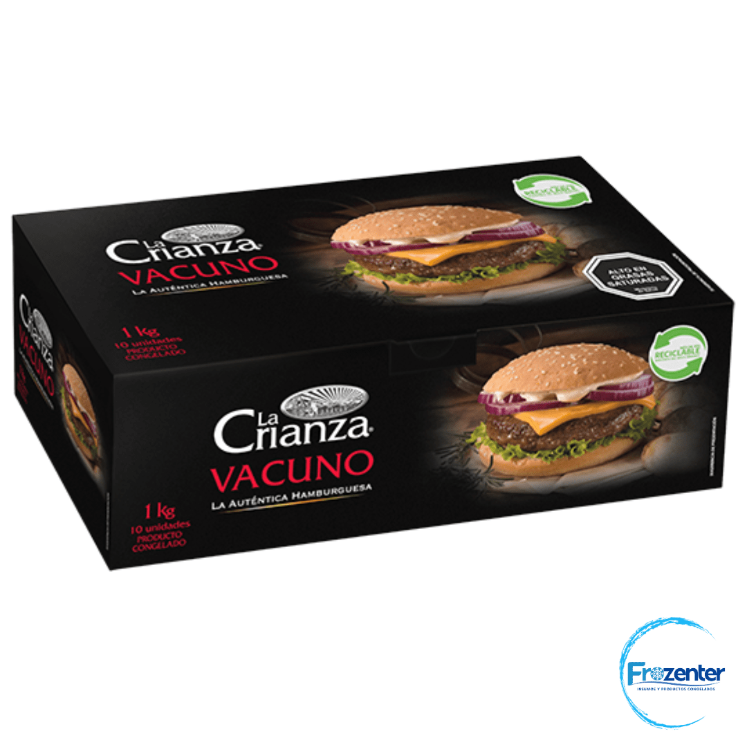 Hamburguesa Vacuno La Crianza 10 und.1