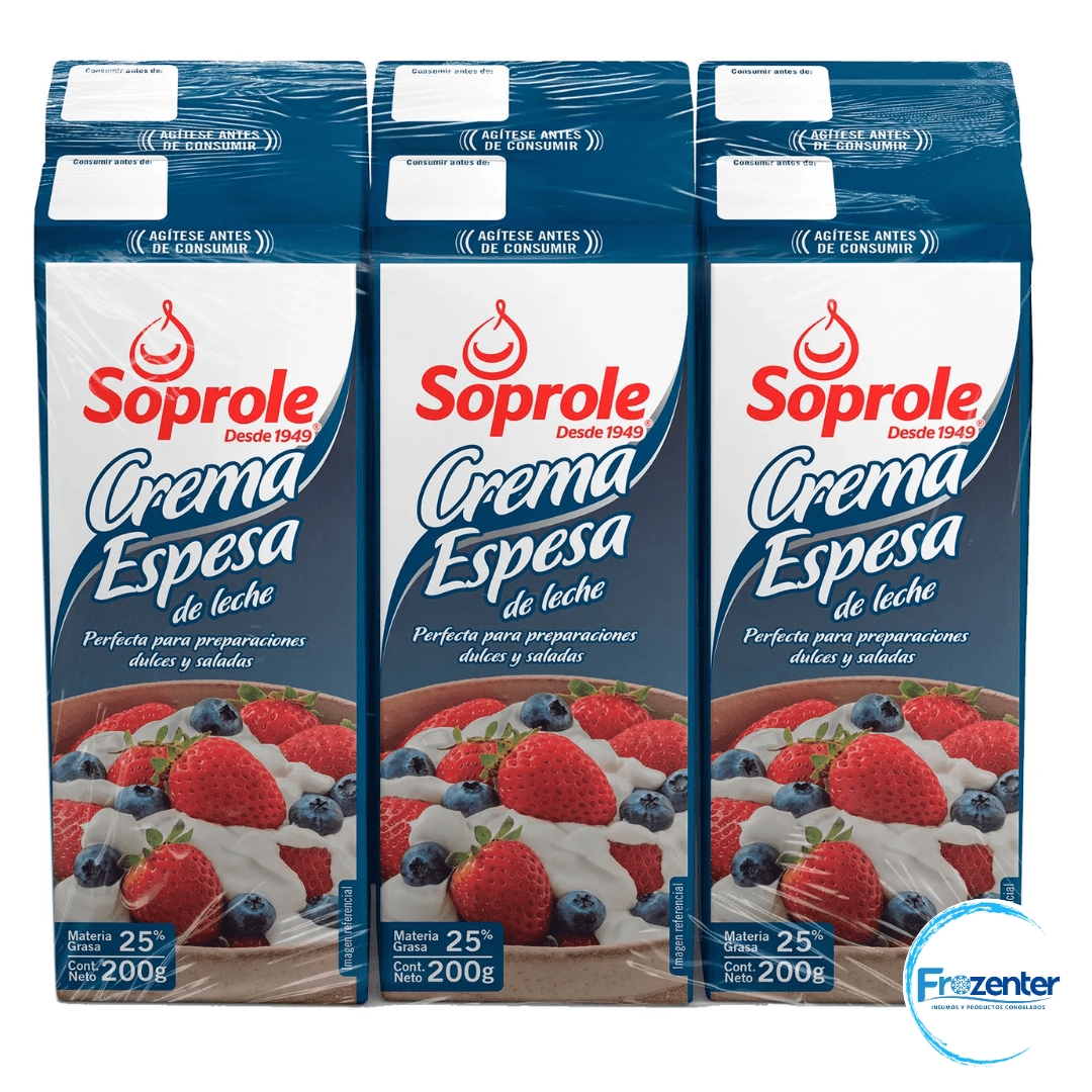 Pack Crema Espesa x6 200 grs Soprole1