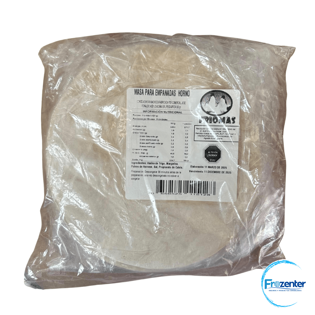 Masa Empanadas Horno x8 und1