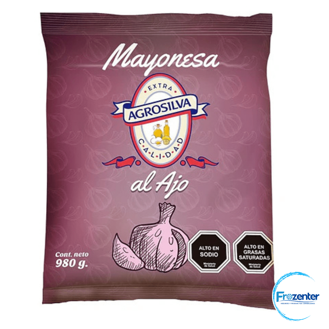 Mayonesa al Ajo 980 grs Agrosilva1