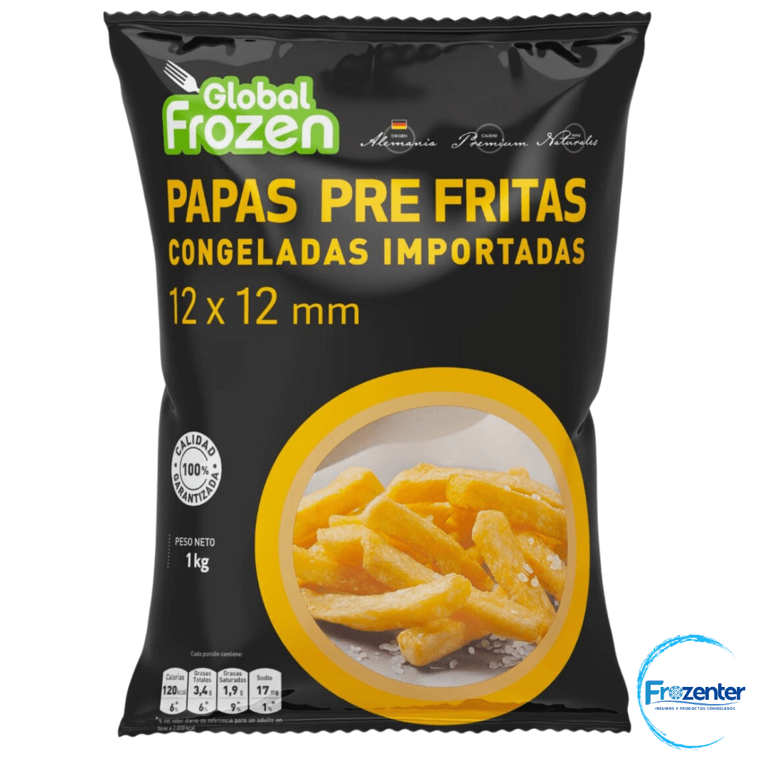 Papas Prefritas Premium 12x12 - 1kg1