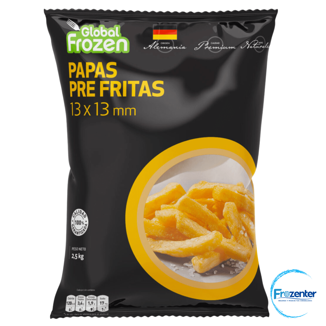 Papas Prefritas Premium 13x13 - 2.5kg1