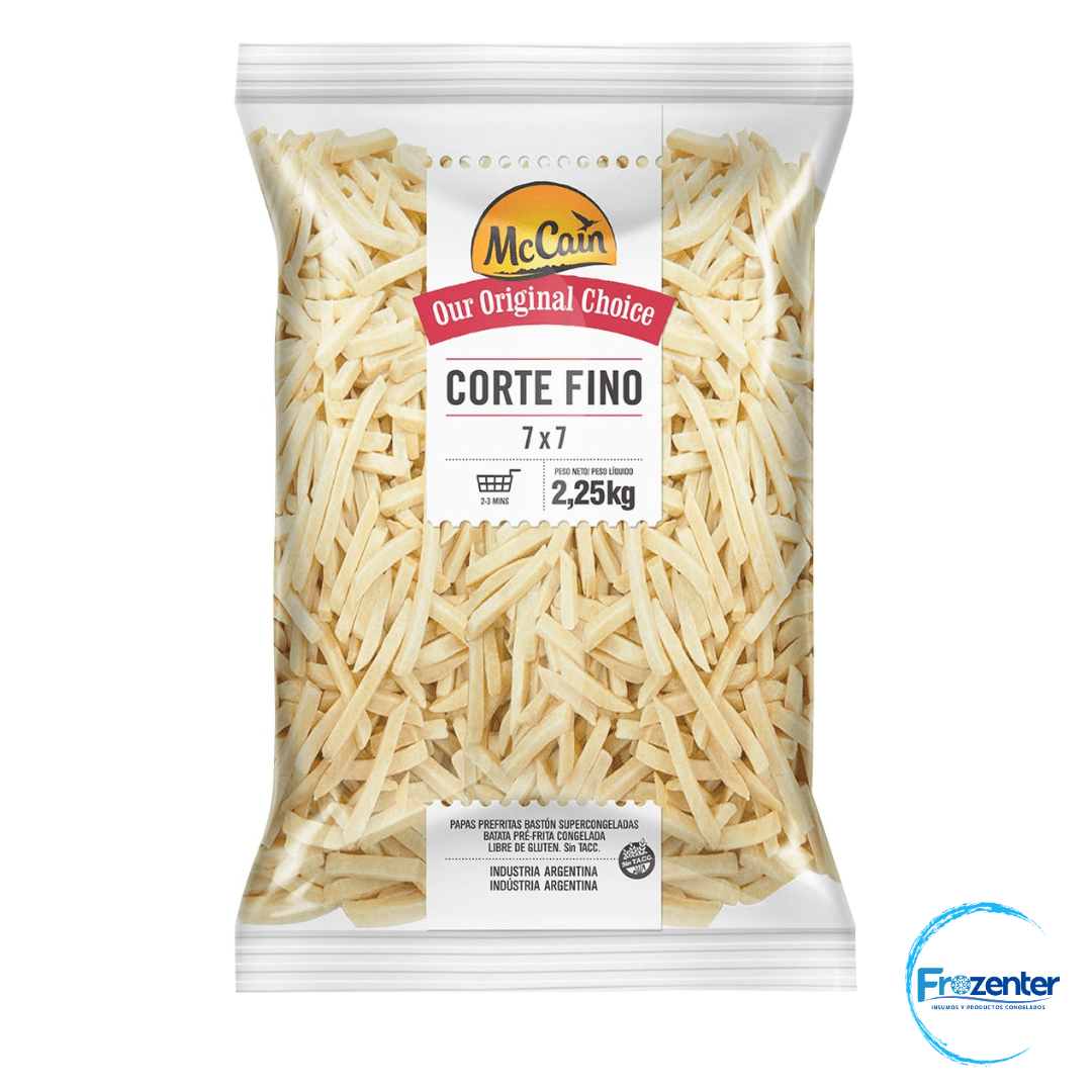 Papas Prefritas 7x7 2.25kg  McCain1