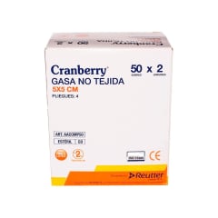 CAJA GASA NO TEJIDA 5X5 CM 50 SOBRES 
