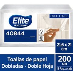 TOALLAS DE PAPEL ELITE 40844 200 UNIDADES 
