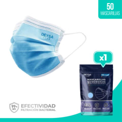 Mascarilla Quirúrgica Deysa Care Uso Medico IIR 50 Unidades