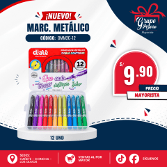 MARCADOR METALICO DOBLE