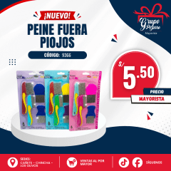 SET DE PEINE FUERA PIOJOS