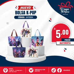 BOLSO TELA K-POP