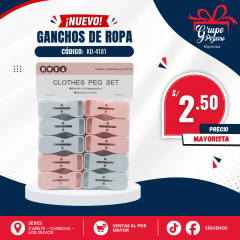SET GANCHO DE ROPA
