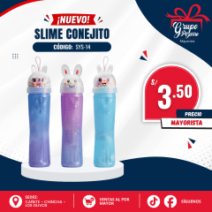SLIME CONEJITO FELIZ