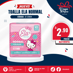 TOALLA HIGIENICA NORMAL ELA
