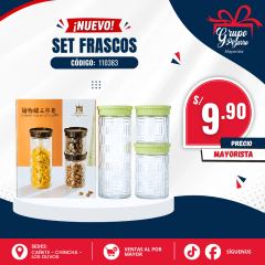 SET DE FRASCO