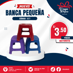 BANCO DE NIÑOS CUADRADO URPI PLAST