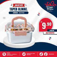 TAPER CONSERVADOR DE ACERO