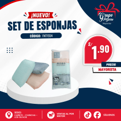 SET DE ESPONJA