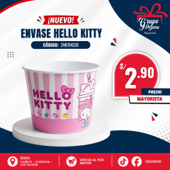 BALDE POPCORN HELLO KITTY