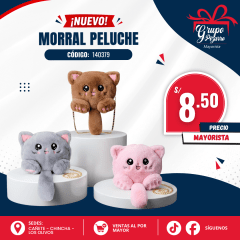 BOLSO PELUCHE CATS