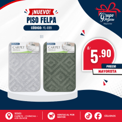 TAPETE PELUDO