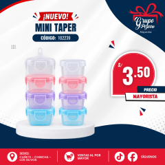 MINI TAPER CUADRADO