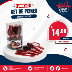 SET DE PEINES X5