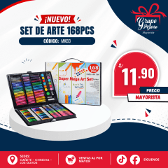 SET DE ARTE 168PCS