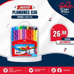 PLUMON X36 FABER EN ESTUCHE