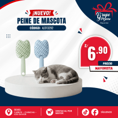 PEINE DE MASCOTA