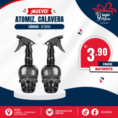 ATOMIZADOR CALAVERA